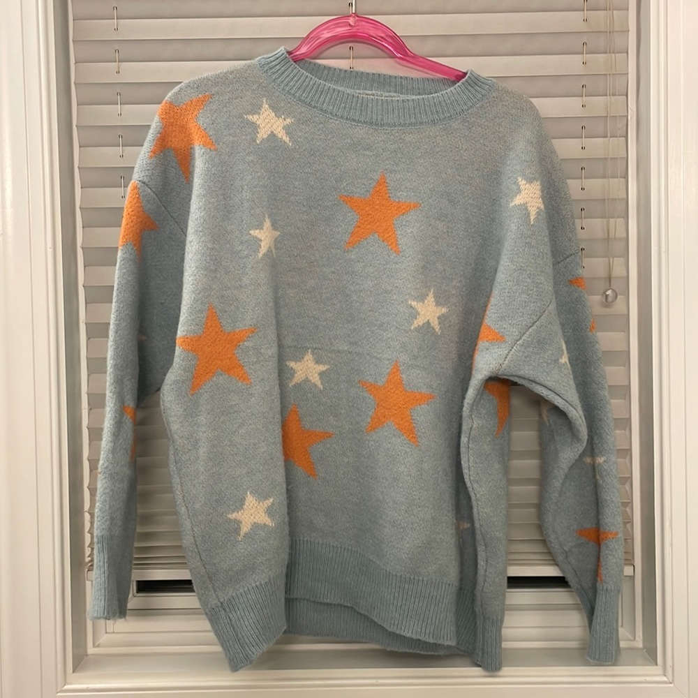 boutique chunky star sweater